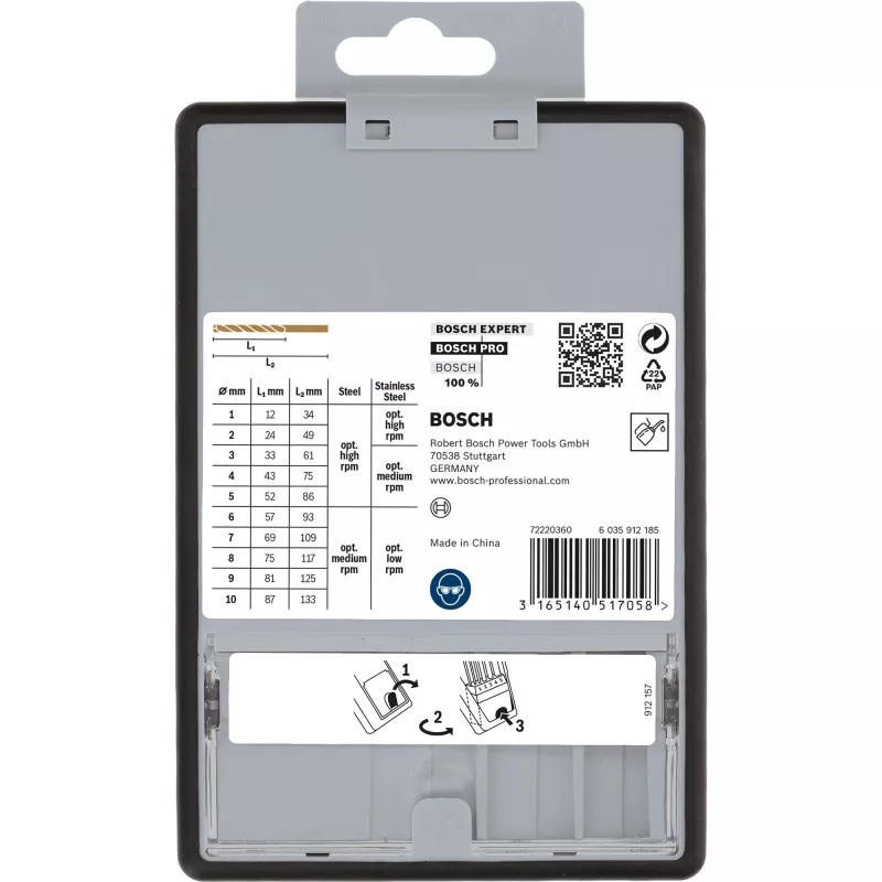 HSS Twist Drill Bits Set Bosch 2607019925