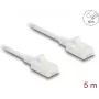 DeLOCK RJ45 Cat.6A võrgukaabel pistik-pistik 5m valge