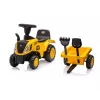 CAT sõiduk Traktor koos haagisega kollane sõidetav mänguasi