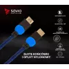 Savio GCL-02 HDMI-kaabel 1,8 m HDMI Type A (Standard) Must, Sinine