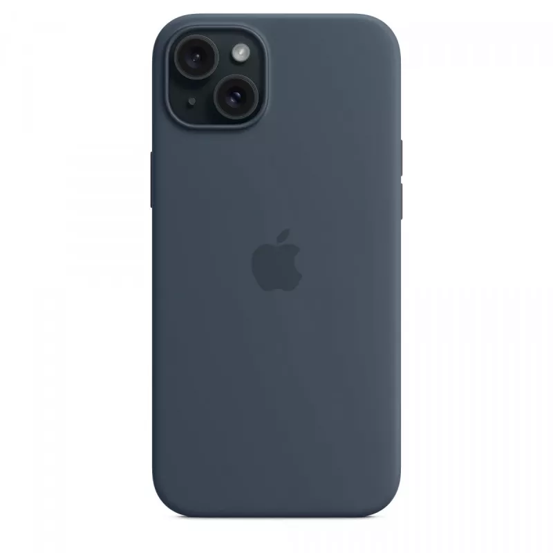 Apple iPhone 15 Plus silikoonümbris MagSafe'iga - Storm Blue