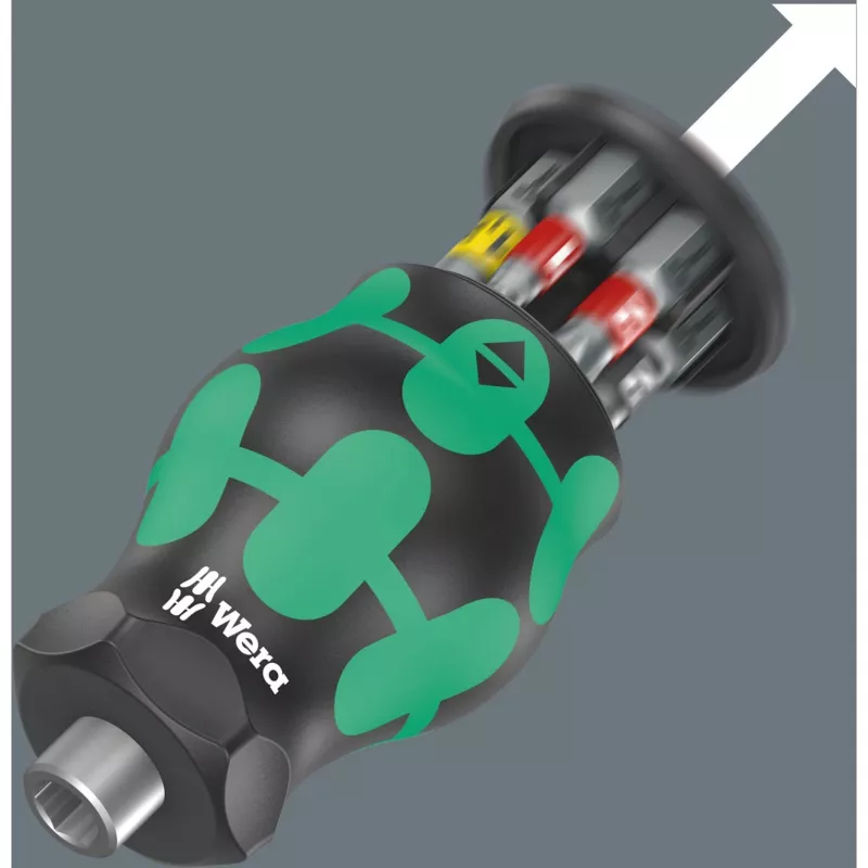 Wera Kraftform compact Stubby Magazin 2 mitmeotsaga kruvikeeraja Sirge kruvikeeraja