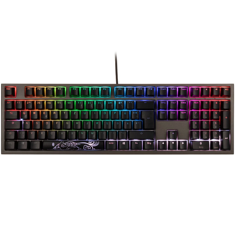 Ducky Shine 7 klaviatuur, mängimiseks, USB, hall