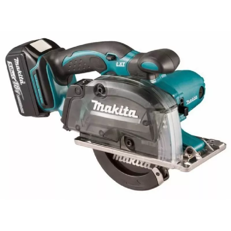 Makita DCS552RTJ kaasaskantav ketassaag 13,6 cm must, piparmündivärvi 3600 p/min