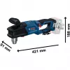 Juhtmeta nurkpuur GRD 18V-127 Professional solo, 18V (sinine/must, ilma aku ja laadijata)