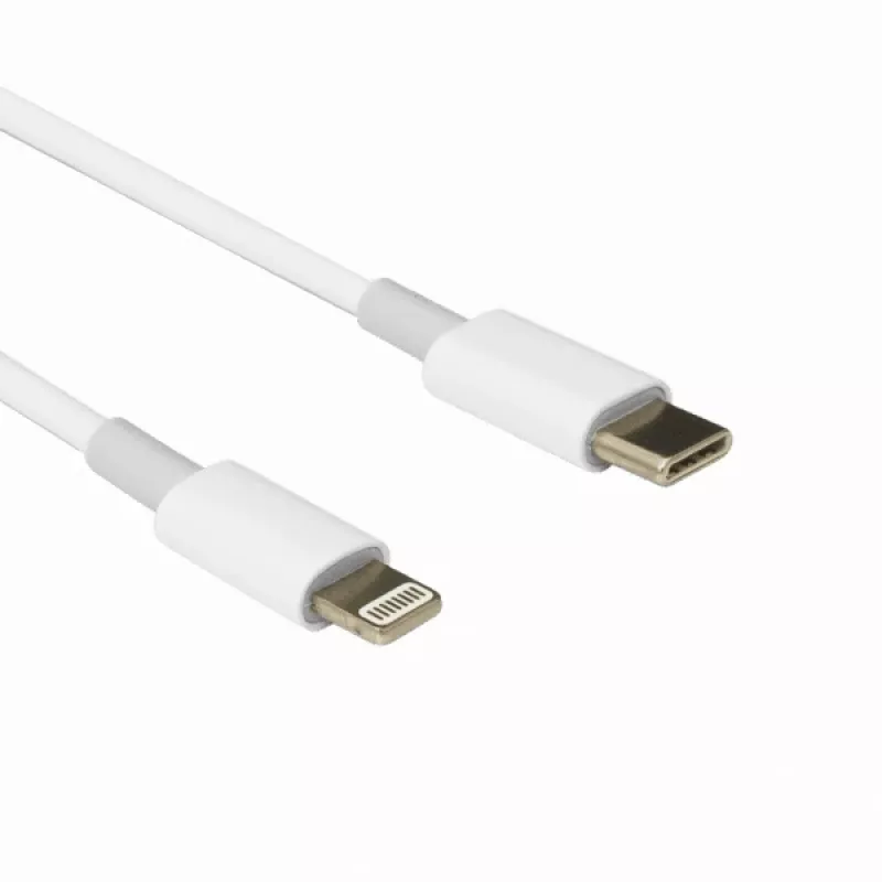 Sbox iPH./8pin M.->TYPEC M. 1M TYPEC-IPH7 valge