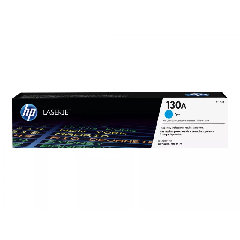 HP 130A tsüaan originaalne LaserJet toonerkassett, 1000 lehekülge, tsüaan, 1 tk