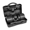 REBEL ACTIVE Reguleeritavad hantlid kohvris 30 kg kangiga
