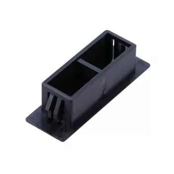 Otsakork plaasterpaneelidele Extralink SC Duplex, must, ABS