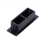 Otsakork plaasterpaneelidele Extralink SC Duplex, must, ABS
