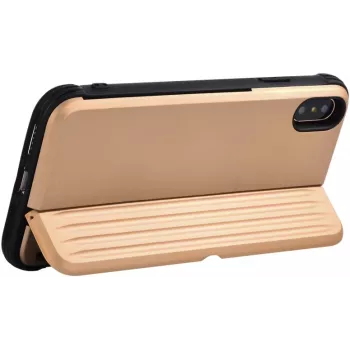 Kaitsev telefoniümbris Devia H-Card Series iPhone XS/X 5.8-tollisele ekraanile, kuldne