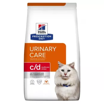 HILL'S PRESCRIPTION DIET Feline c/d Multicare Stress kuivtoit kassidele, kana, 8 kg