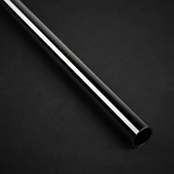 Bitspower None Chamfer Brass Hard Tubing 12mm AD, 500mm - must sädelus