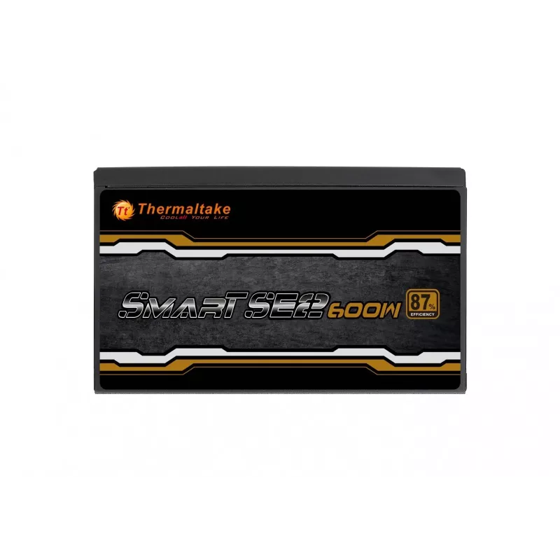 Toiteplokk Thermaltake Smart SE2 600W ATX poolmodulaarne, 86% efektiivsus, 120 mm ventilaator