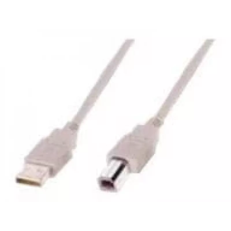 Assmann USB-ühenduskaabel. tüüp A - B M/M. 1,8m. USB 2.0 ühilduv. UL. beež (AK-300102-018-E)
