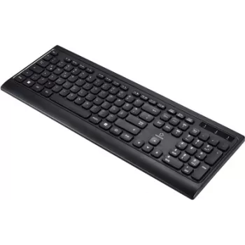 Renkforce RF-5799534 juhtmevaba klaviatuur saksa, QWERTZ must (RF-5799534)