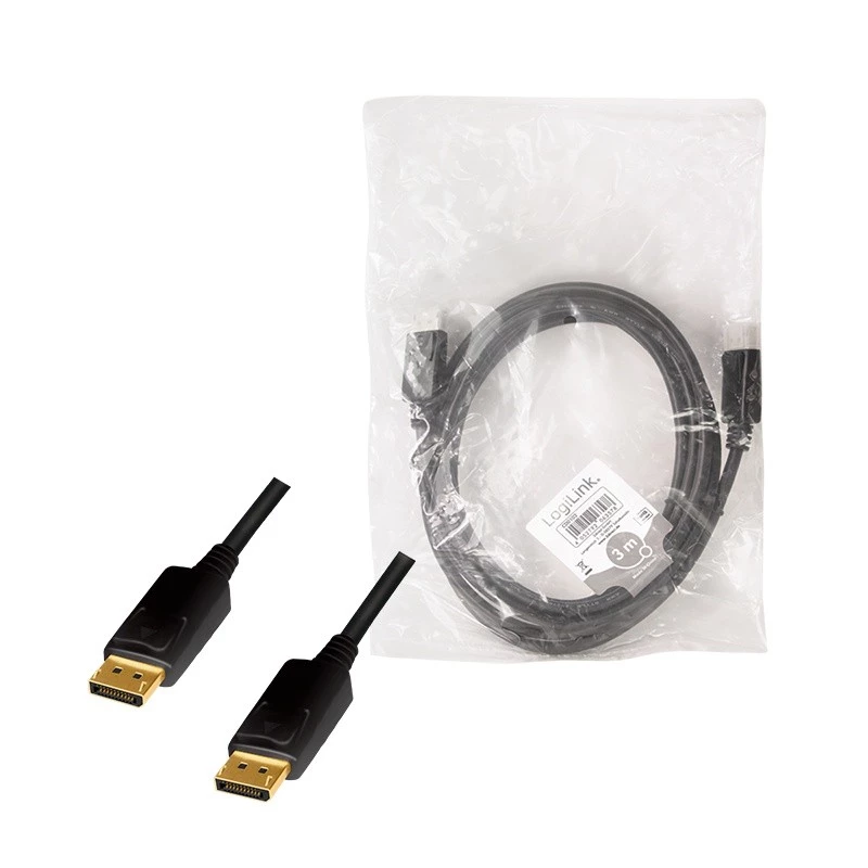 LogiLink DisplayPort kaabel 3 m Must CD0102