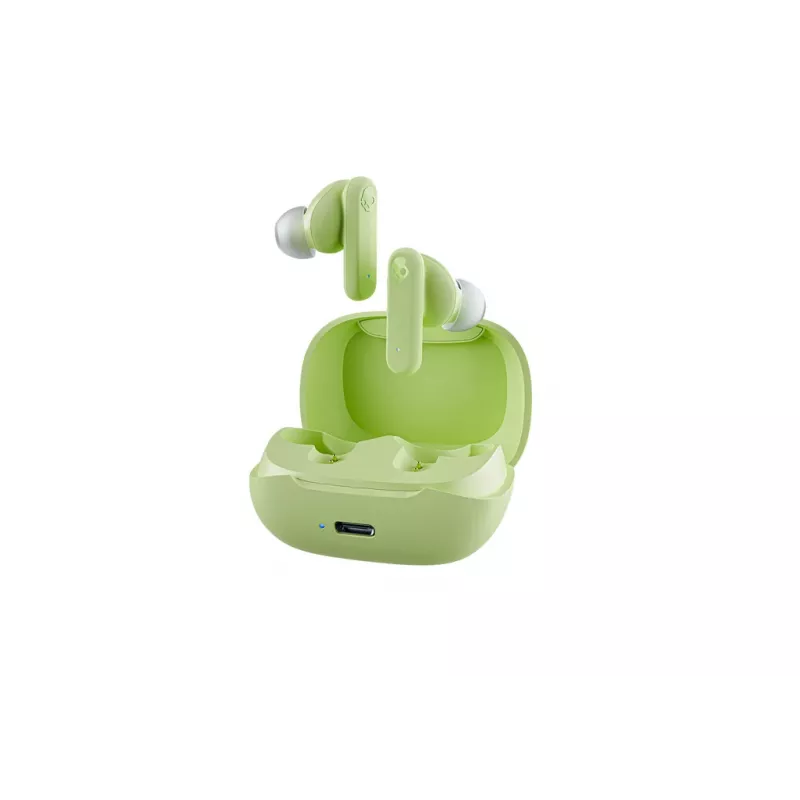 Kõrvasisesed tõelised juhtmevabad kõrvaklapid Skullcandy Smokin’ Buds – rohelised, intraauraalsed, 20–20000 Hz, 0,0406 kg
