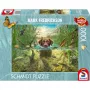 Mark Fredrickson: dog love - brown Labrador in cool water, Puzzle 1000 tükki