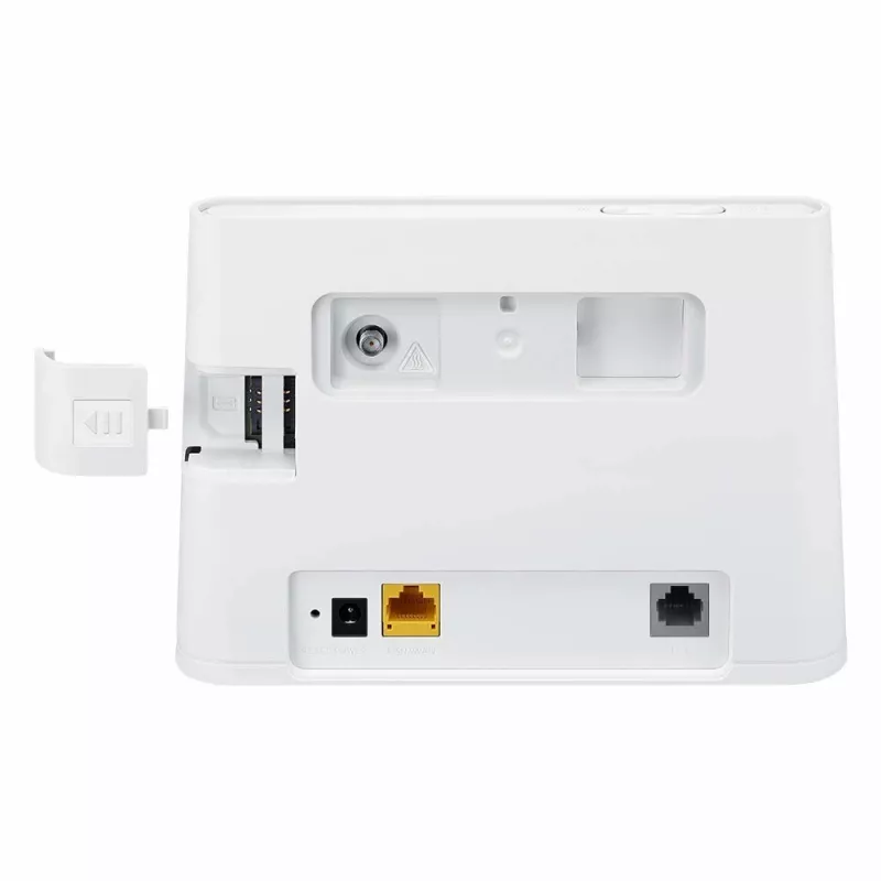Juhtmeta lauarouter HUAWEI B311-221 Üheribaline 2,4 GHz Wi‑Fi 4 (802.11n), Gigabit Ethernet, 4G LTE, SIM-pesa, RJ-11, 12V 1A, valge