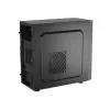 PC korpus NATEC Helix Mini Torn Must — microATX/Mini-ITX, 3x3,5 tolli + 5x2,5 tolli, 33 cm GPU, USB-C/USB-A pordid