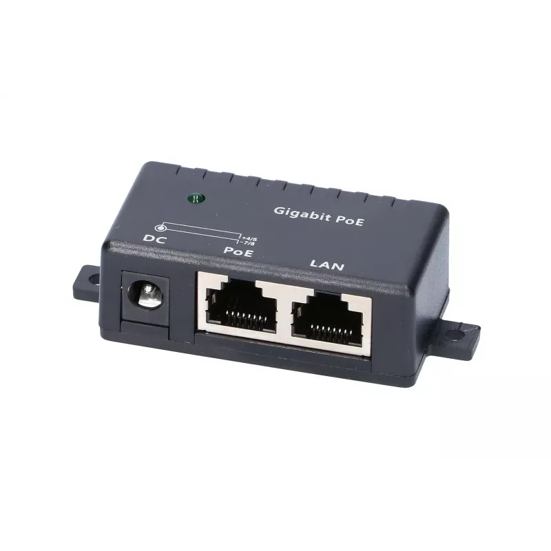 Gigabit PoE sisestaja Extralink 1 port, 1x 1000Mb/s RJ45, kuubik