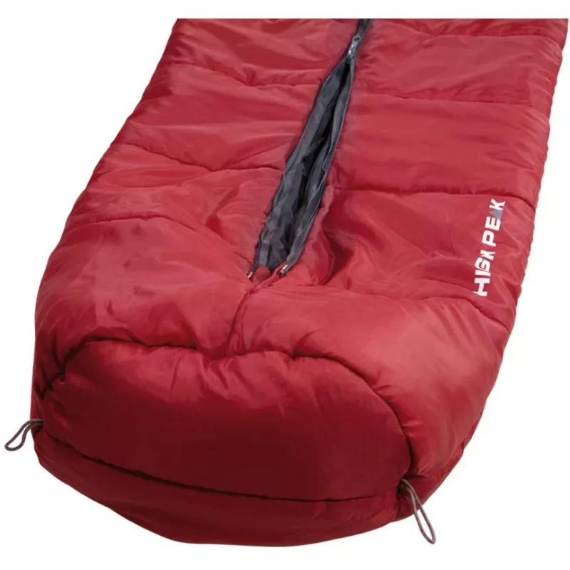 Muumia magamiskott High Peak Century 300 polüester hall/punane 230 cm