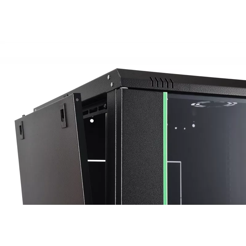 Seinale kinnitatav võrgukapp DIGITUS Dynamic-N DN-37111 — 12U, 600x600 mm, IP20, võtmelukk