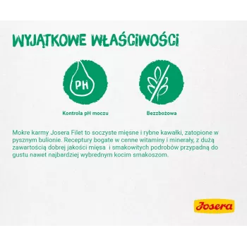 JOSERA Filee kana ja pardiga - märg kassitoit - 70 g