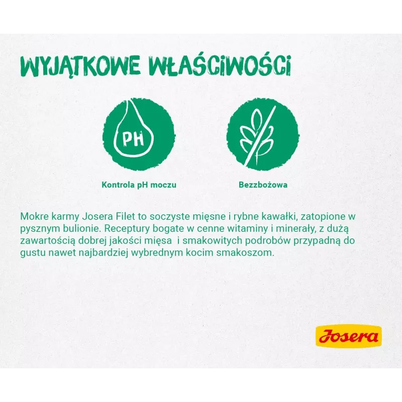 JOSERA Filee kana ja pardiga - märg kassitoit - 70 g