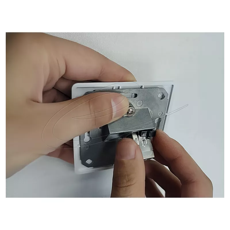 Keystone moodul DELOCK 90757 lame RJ-45 hõbedane, 16,1×29,8×19,5 mm