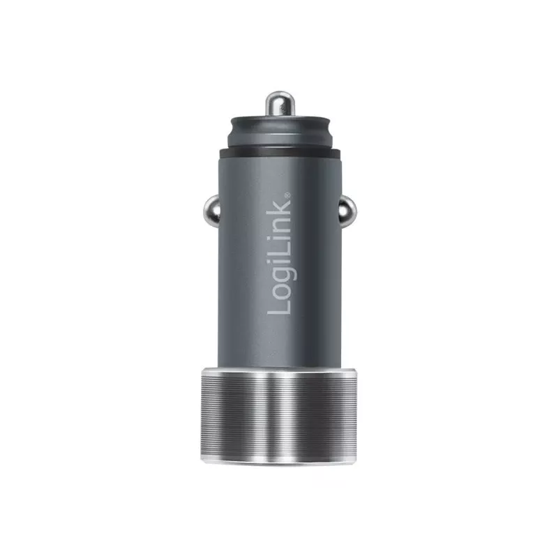 LogiLink Auto-Power Supply - 36 W - 3 A - PD 3.0, QC 3.0 - 2 väljundporti (USB, 24 pin USB-C)