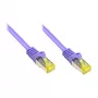 RJ45 paigakaabel Cat.7 toorkaabli ja riivikaitsega (RNS®), S/FTP, PiMF, halogeenivaba, 600MHz, OFC, kannike, 15m, Good Connections® (8070R-150V)