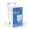 Nutipistik SAVIO AS-01 16A Wi‑Fi 2,4 GHz, E/F-tüüpi pistik, 220–240V, 3680W, valge