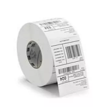 Zebra Z-Perform 1000D Direct Thermal Paper Labels - White - 90 x 30 mm - 5020 Labels per Roll (1 Roll) - Permanent Acrylic Adhesive - Uncoated - 6.2 mil