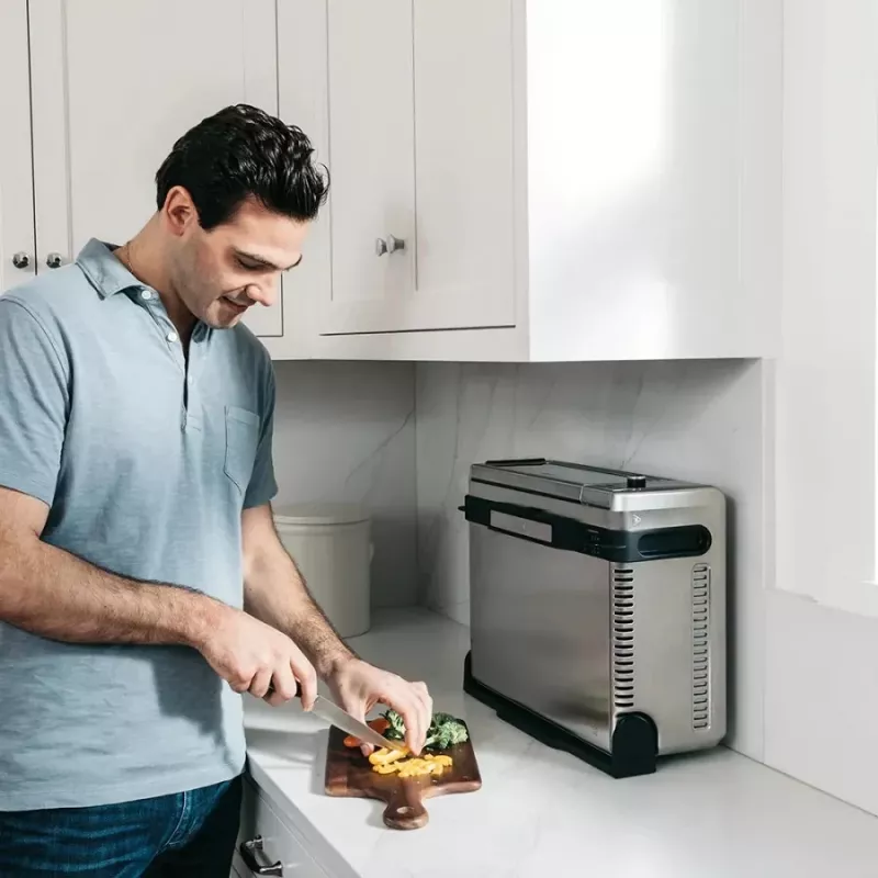 Ninja SP101 Single 10 L eraldiseisev 2400 W kuumaõhufritüür Must, roostevaba teras