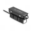 Jahutusradiaator DELOCK 18460 M.2 SSD 2280 jaoks — Alumiinium/Vask, RGB 5V, Must