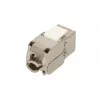 Extralink Keystone CAT6A STP RJ45 vinklis metallist keystone-pesa, üheportne