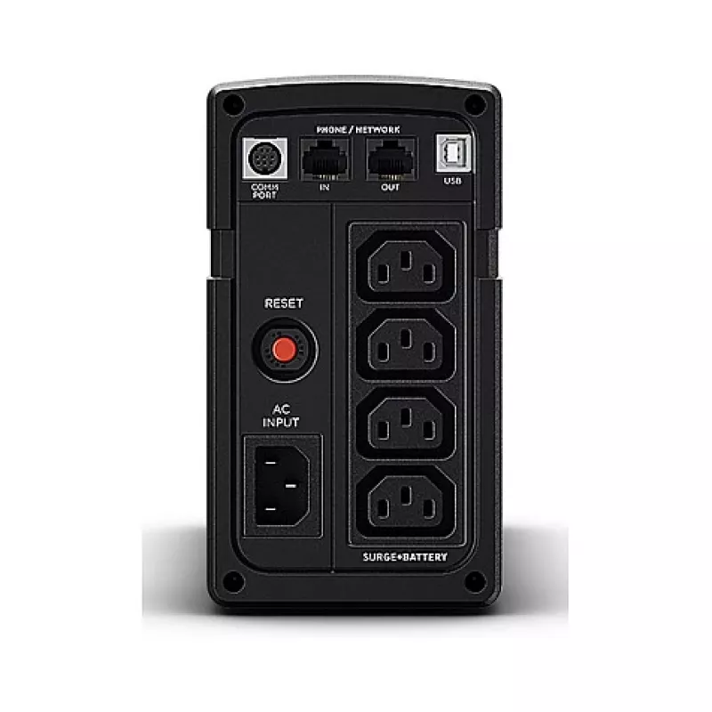 CyberPower RT650EI katkematu toiteallikas (UPS) ooterežiim (Offline) 0,65 kVA 400 W 4 vahelduvvoolu pistikupesa
