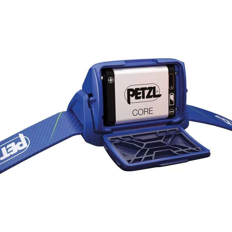 Peavõrulamp Petzl Tikka Core sinine LED 100 lm USB laetav