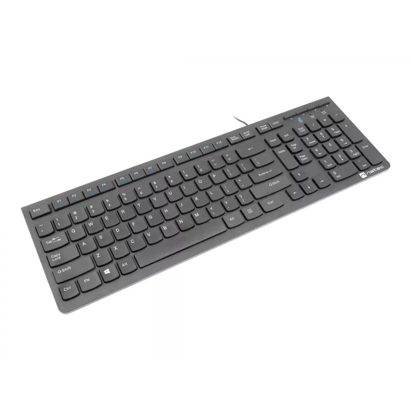 Natec Discus 2 - klaviatuur - QWERTY - USA - must