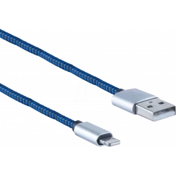 Lightning kaabel ShiverPeaks BS14-50022 2m Blue