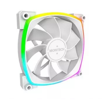 Montech RX120 PWM arvutikorpuse ventilaator 12 cm valge 3 tk