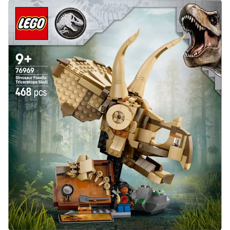 LEGO JURASSIC WORLD 76969 Dinosauruste fossiilid: Triceratopsi kolju