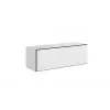 Cama suletud hoiukapp ROCO RO1 112/37/39 valge/must/valge