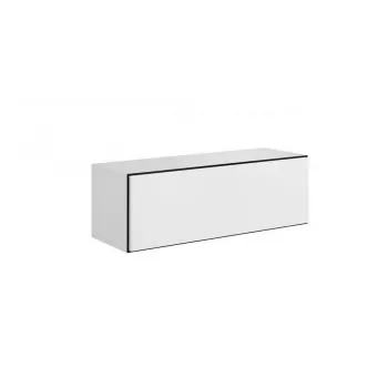 Cama suletud hoiukapp ROCO RO1 112/37/39 valge/must/valge
