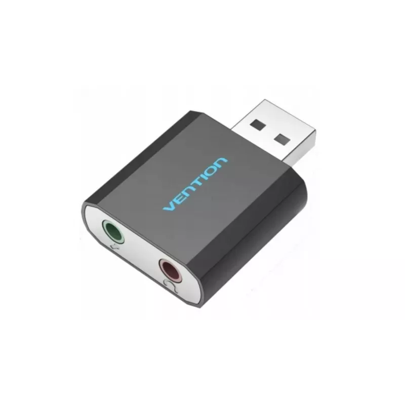 Vention USB väline helikaart Must metalltüüp