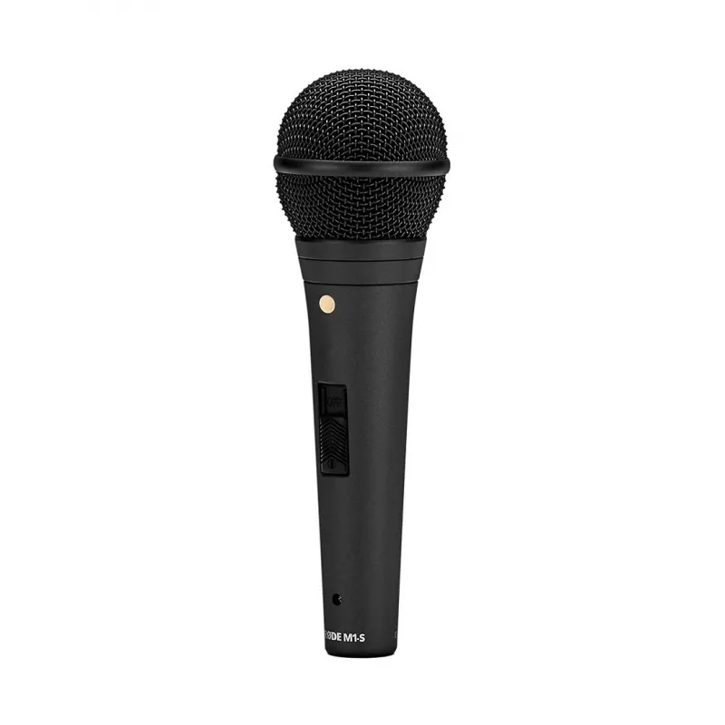 Dünaamiline lavamikrofon RODE M1-S — 75–18000 Hz, -56 dB tundlikkus, 320 Ω väljund, 187 mm, 360 g, must