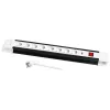 Pikendusjuhe LogiLink LPS207 3m 8 vahelduvvoolu pistikupesa must valge