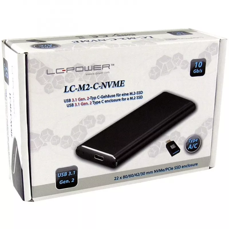 SSD-korpus LC-Power LC-M2-C-NVME Must M.2
